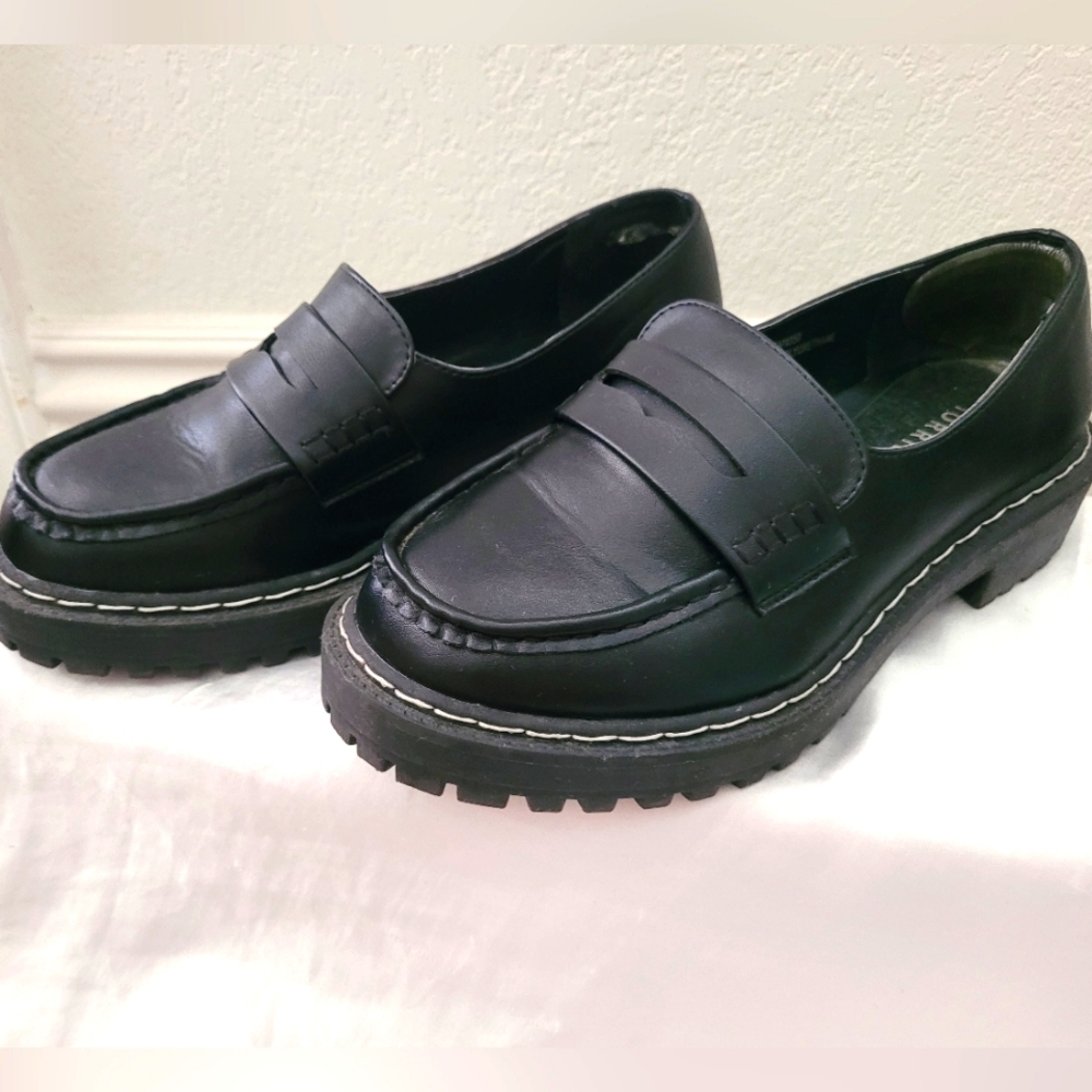 Torrid Black Platform Loafers
